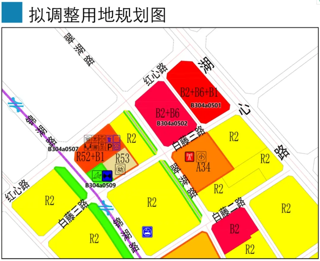 住宅改商業！湖心路規劃修改！新增4.2萬平商務商業 旅館用地！