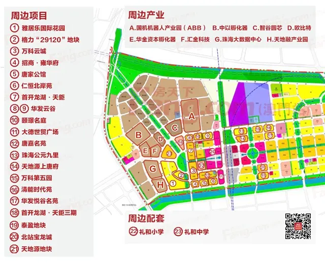 逛了一圈！萬科里商業招商、寶龍城樓體冒出！北圍人居新城大有可期！